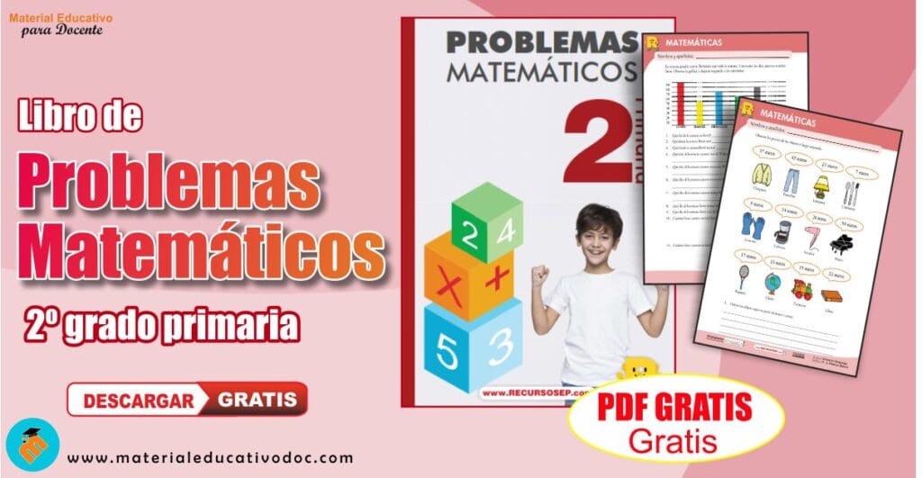 Cuadernillo de problemas matemáticos 2º