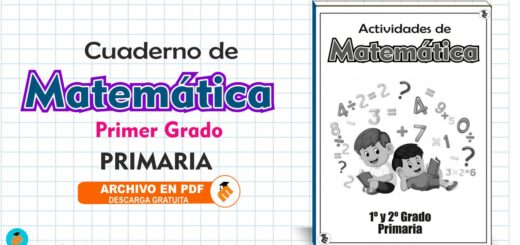Libro de Matemática para 1º grado primaria | Archivo imprimible PDF