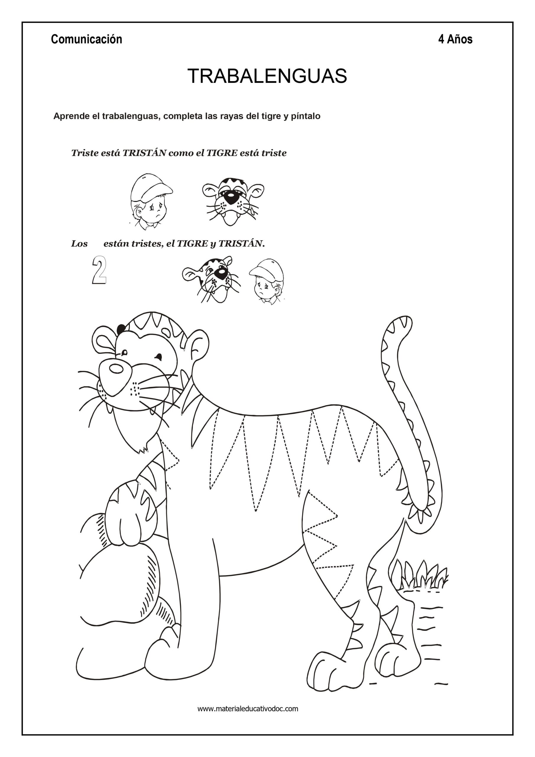 Cuaderno de Comunicación para Inicial 4 años II PARTE