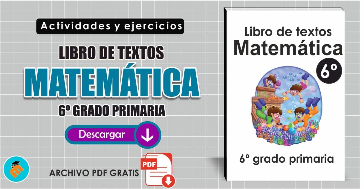Libro de textos Matemáticas 6º grado ejercicios de reforzamiento