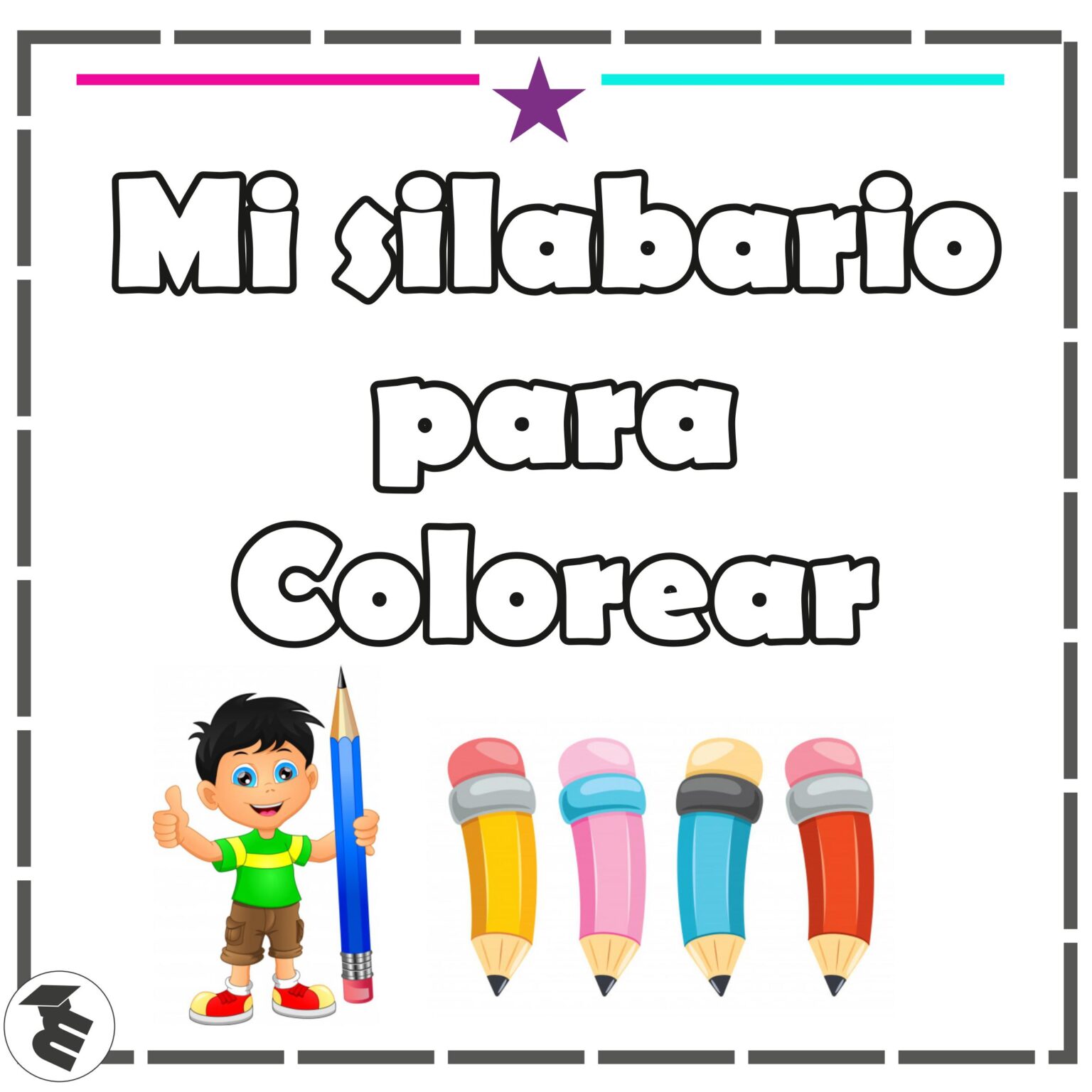 Fichas de mi Silabario para Leer, Escribir y Colorear