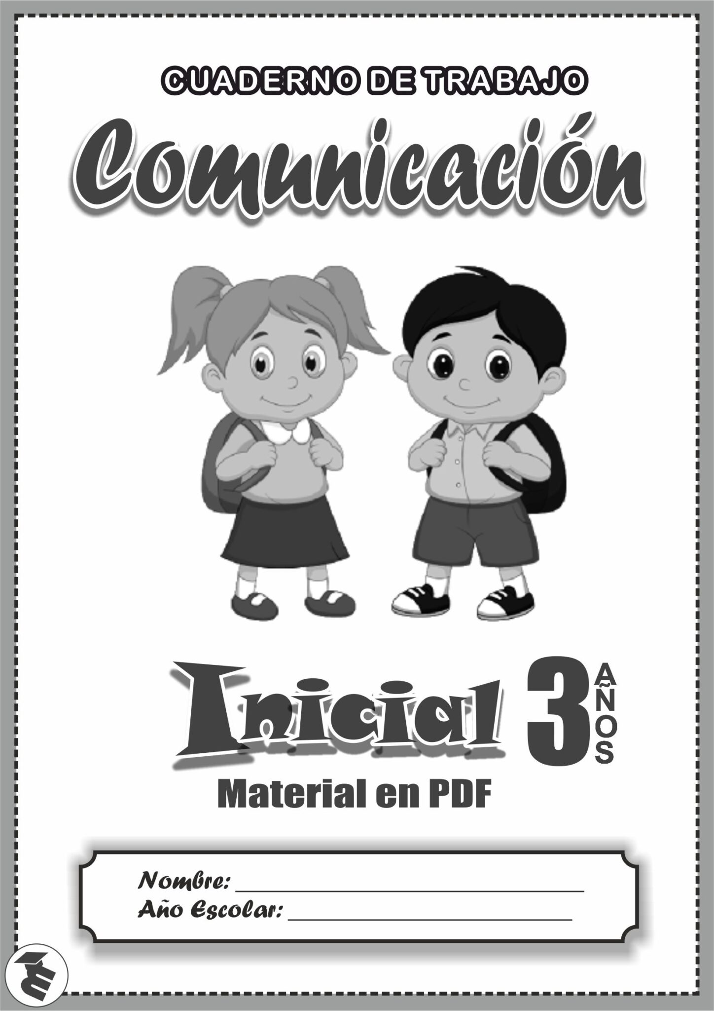 Cuadernillo de Comunicación para preescolar 3 años