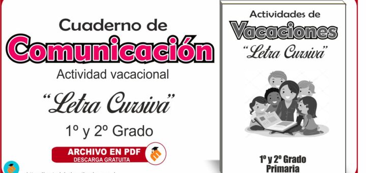 Cuaderno de Comunicación Integral para niños de 4 y 5 años.