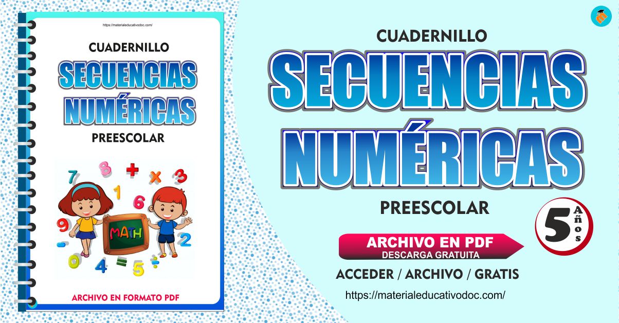 Cuadernillo Secuencias Numéricas para Preescolar