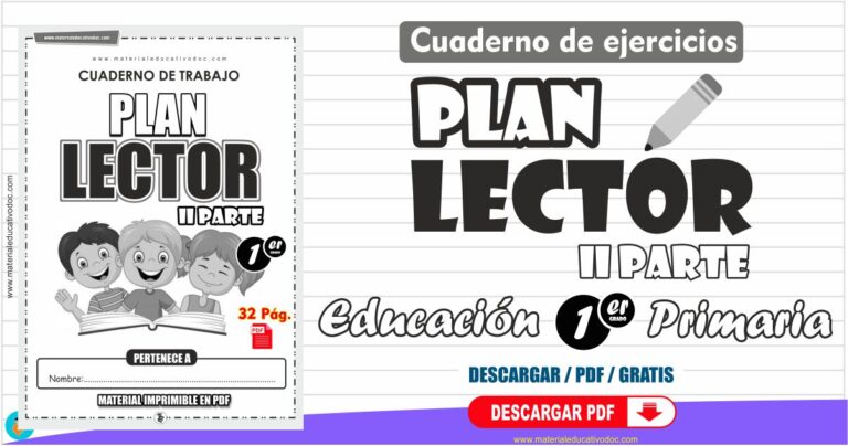 Plan Lector cuaderno de trabajo 1º grado primaria (II PARTE).