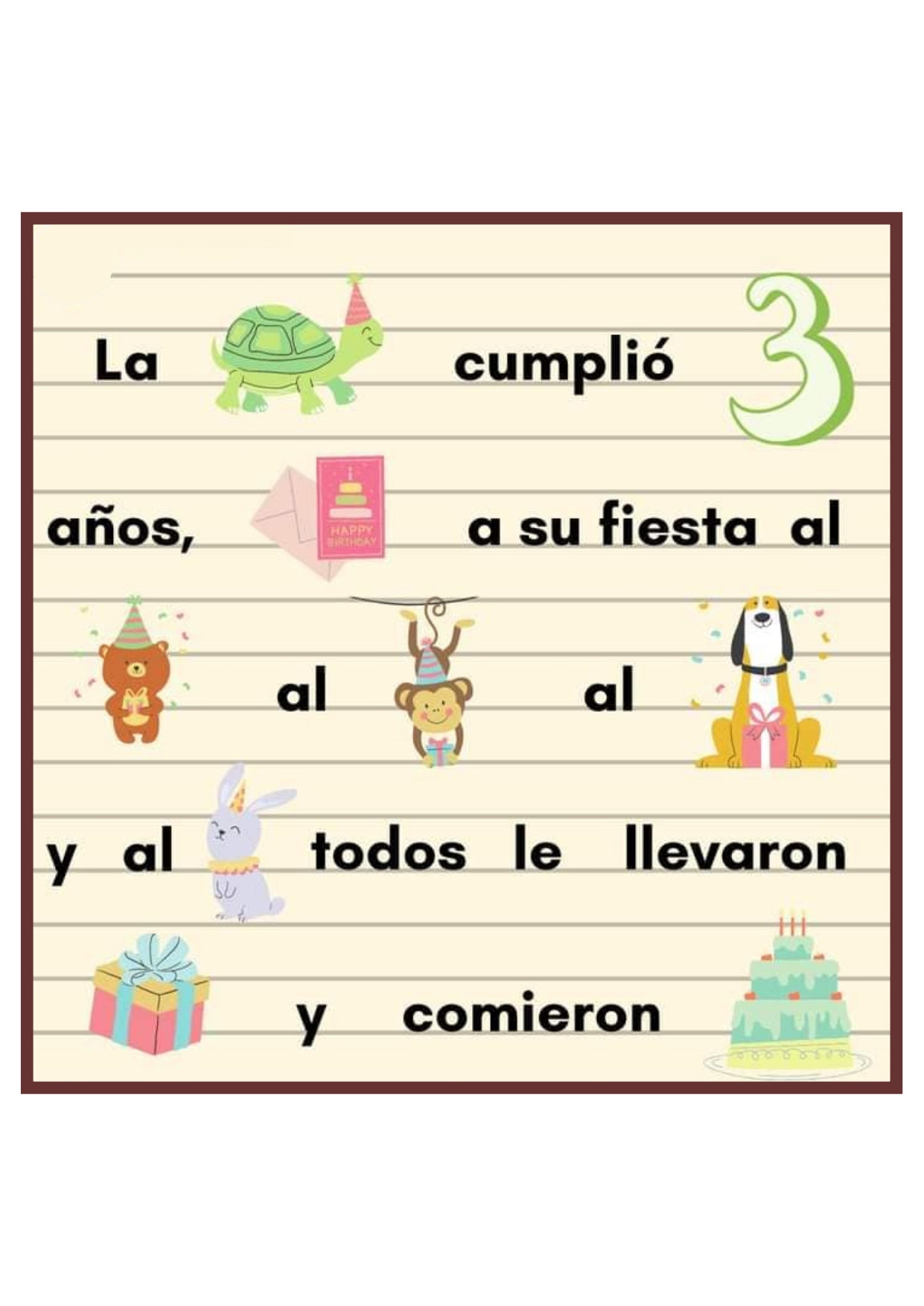 Cuaderno de lectura con el uso de pictogramas | Material imprimible
