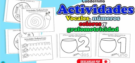 Actividades con Vocales, Números, Colores