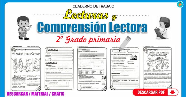 Actividades de Comprensión Lectora "Leemos y Comprendemos" 2º Grado