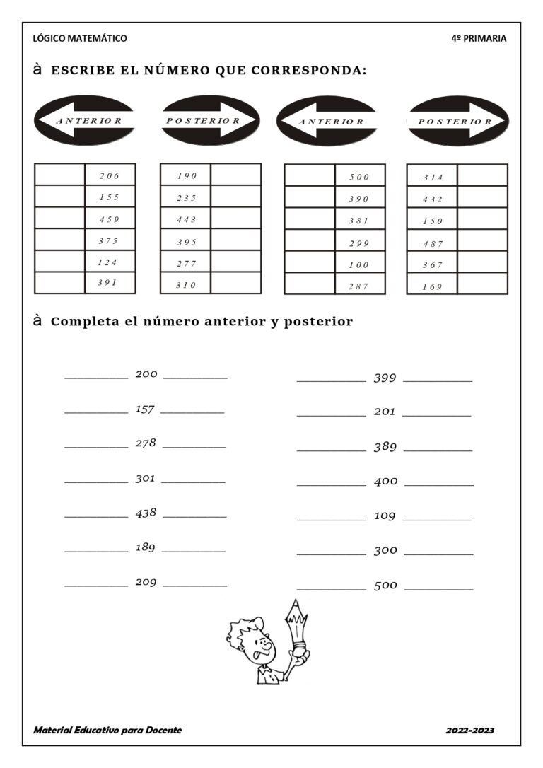 Cuaderno de ejercicios Lógico Matemático 2º grado primaria