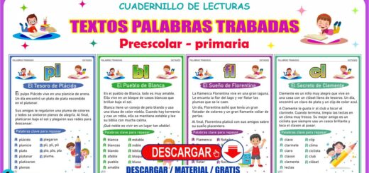 Textos con palabras trabadas