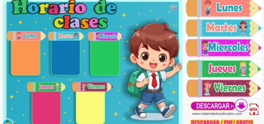 Moldes y plantillas de horario