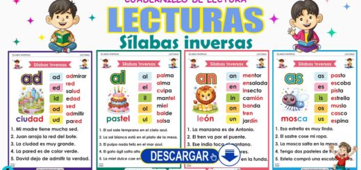 Lecturas con silabas inversas
