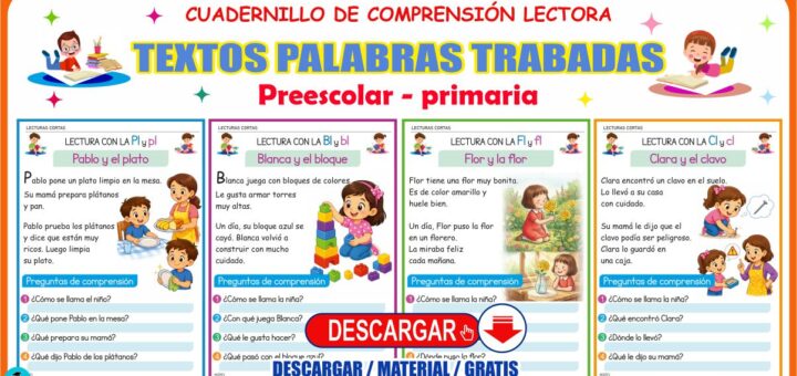 Textos con sílabas trabadas