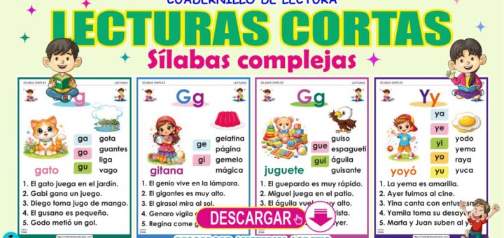 Cuadernillo de lecturas con letras