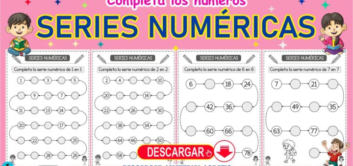 Series numéricas cuadernillo para trabajar