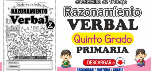 Cuaderno de Razonamiento Verbal 5to