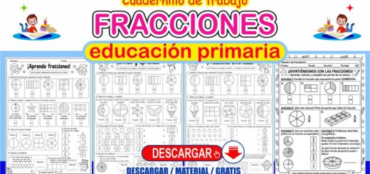 Ejercicios de fracciones para niños