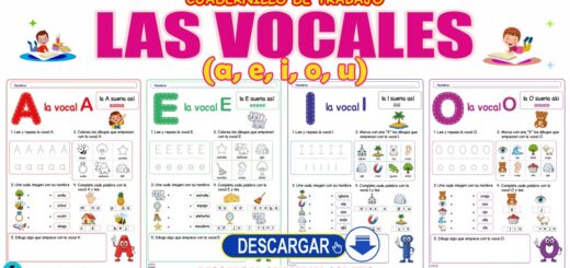 Fichas de las vocales actividades
