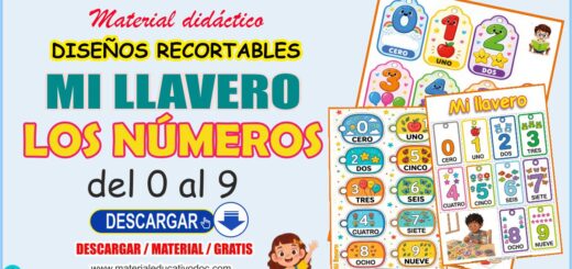 Llaveros de los numeros diseños